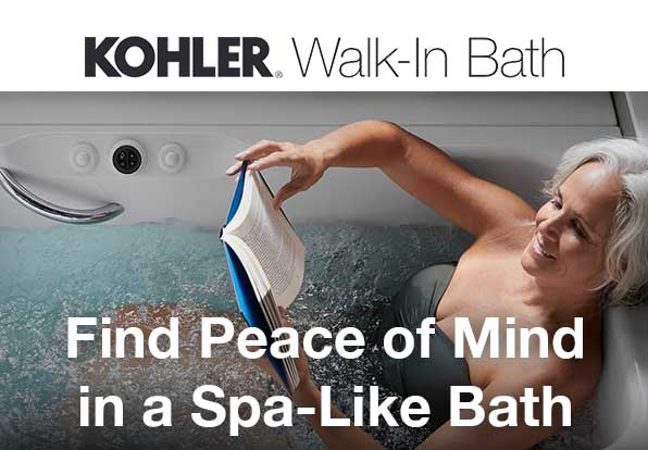 Kohler Walk-In Tubs: 50% off Installation